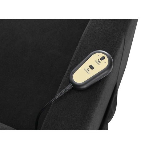 Royston - Upholstered Power Lift Recliner With Remote Comfort - Black