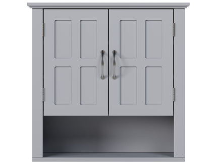 Multi Functional Wall Mounted Cabinet With Adjustable Shelves For Bathroom