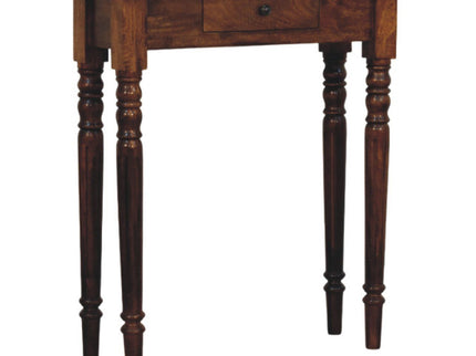 Turned Legs Drawer Console Table