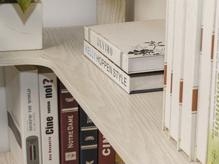 L-Shaped Design Corner Bookshelf