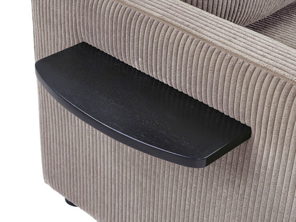 Sleeper Sofa With Foldable Mattress, USB Ports, Side Table & Storage Pocket