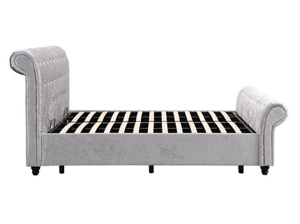 Hartfried - Queen Size Upholstered Storage Bed - Beige