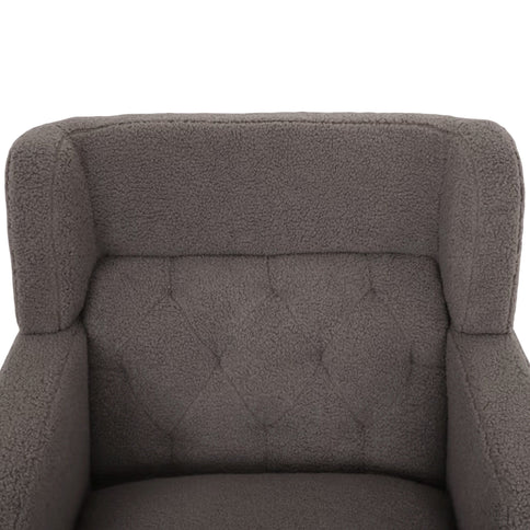 Upholstered Accent Chair Tufted Armchair For Living Room And Bedroom