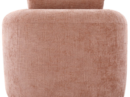 Modern Swivel Barrel Chair With Dual-Layer Cushion