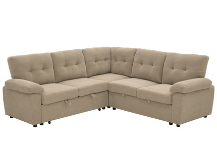 Convertible Sectional Sofa Bed & Pull Out Sleeper And Storage