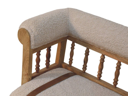 Strapped Hallway Bench