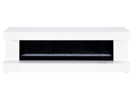 TV Stand Fireplace Console With Bluetooth Speaker