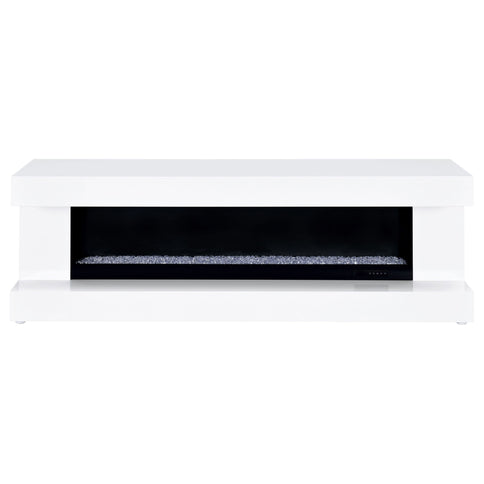 TV Stand Fireplace Console With Bluetooth Speaker