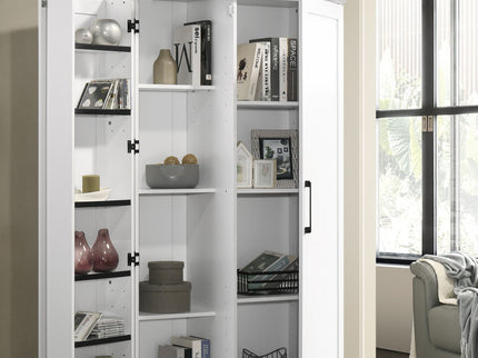 Lincoln - Storage Cabinet With Swing Out Storage Door - White