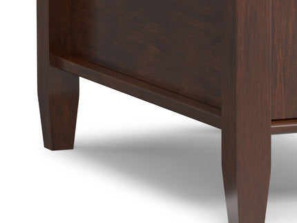 Warm Shaker - Narrow Side Table - Brown