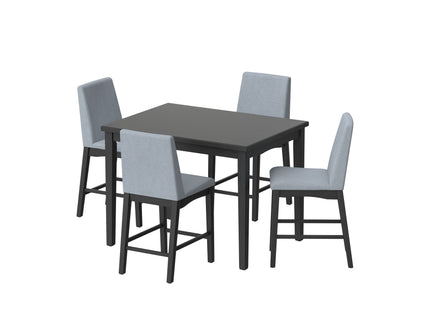 5 Piece Gathering Height Set - Gray - Wood