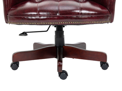 Executive Office Chair, High Back Reclining Comfortable Desk Chair With Smooth Glide Caster Wheels