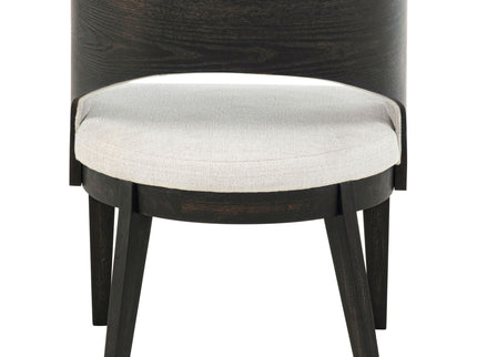 Bangor - Upholstered Dining Arm Chair (Set of 2) - Black / Cream