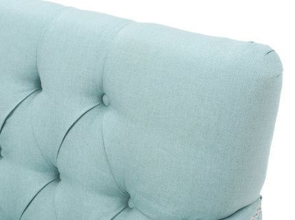 Harrison - Tufted Club Chair With Button Tufted Back And Birch Wood Legs