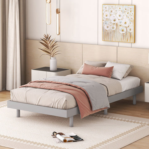 Modern Floating Platform Bed Frame