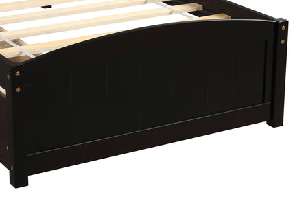 Platform Bed & Headboard, Footboard And Wood Slat Support