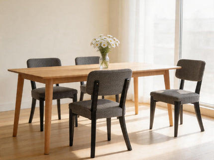 Contemporary Armless Dining Chairs (Set of 2)