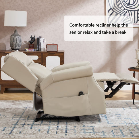 Manual Recliner Chair With Heavy Duty Motion Mechanism, 8 Vibrating Nodes And 3 Massage Modes For Living Room