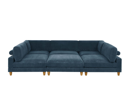 Modern Modular Sectional With Adjustable Back Support