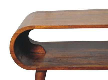 Solid Wood Open Coffee Table