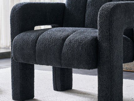 31.10" Boucle Upholstered Accent Chair
