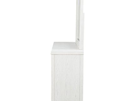 6 Drawer Dresser & Mirror - White