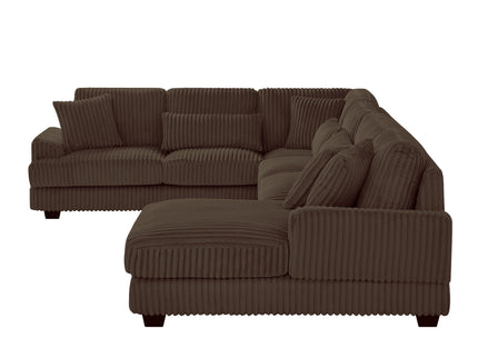 Oversized Sectional Sofa U - Shaped Sofa Couch Modern Sofa Upholstered In Soft With A Chaise Lounge For Living Room