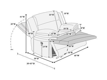 Modern Motion Sofa Set