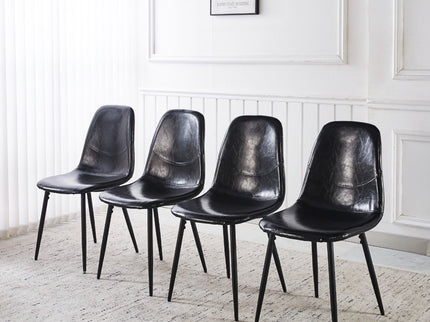 Dining Chairs (Set of 4) - Black