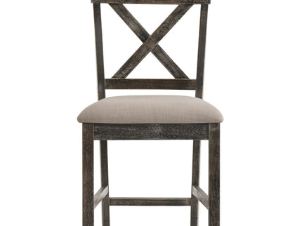 Martha II - 7 Pieces Counter Height Dining Room Set - Gray