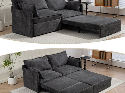 Pull Out Sofa Bed, Convertible Sleeper Sofa Couch, Side Storage, And USB / C - Type Charging Ports Chair