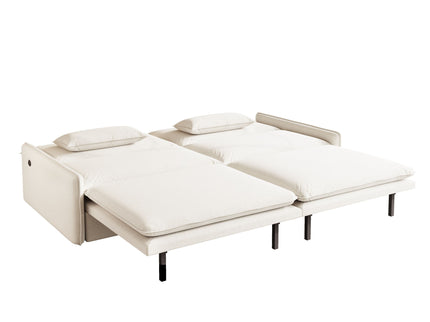 4 Seat Convertible Sleeper Sofa Bed, Modern With Storage