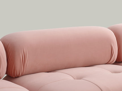 Modular Sectional Sofa, Button Tufted Design With Diy L-Shaped Layout, Reversible Ottoman