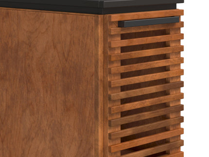 Chairside Table - Black / Bourbon