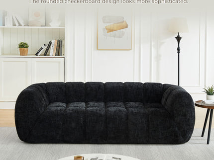 Modern Sofa With Piano Key Backrest