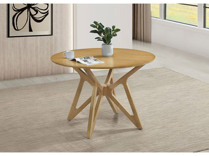 Barlow - Round Dining Table - Light Brown