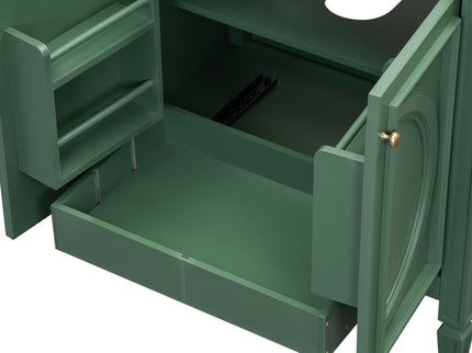 Bathroom Vanity With Sink With 2 Doors And Adjustable Shelf