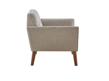 Modern Lounge Chair With Button Tufting