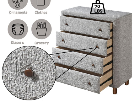 Cleo - Chest - Gray