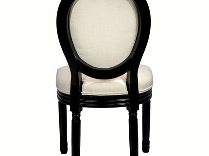 Upholstered & Round Back Dining Chairs (Set of 2)