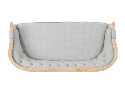 French Country Chesterfield Style Tufted Loveseat