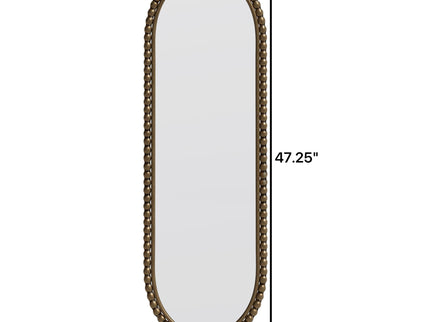 Oval Retro Mirror, Wall Hanging Mirror For Living Room