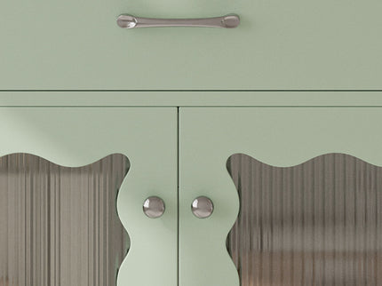 Modern Bathroom Vanity With Tempered Glass Doors