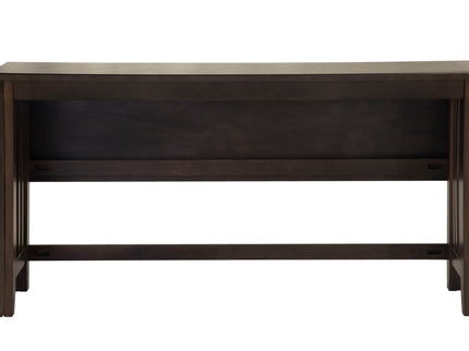 Drop Leaf Table & 4 Stools - Dark Brown