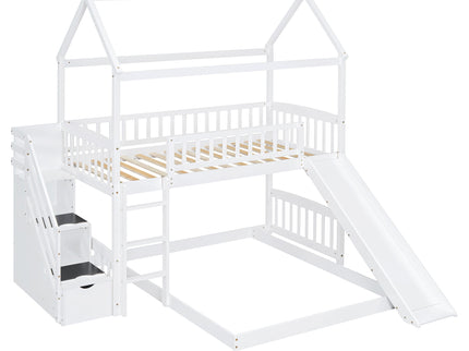House Bunk Bed With Slide