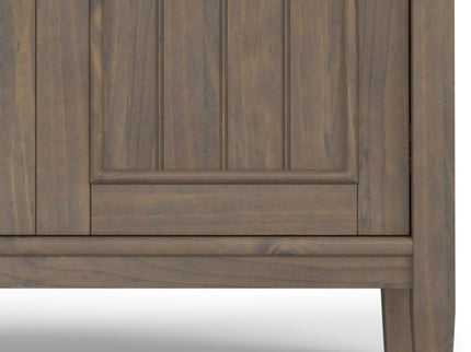Lev - Low Storage Cabinet - Smoky Brown