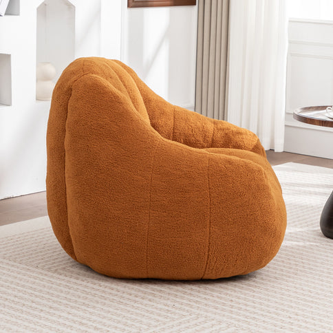 Comfy Bean Bag Chair With Memory Foam Filler, Tufted Soft