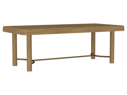 Benson - Extension Leaf Dining Table With Trestle Base - Sand