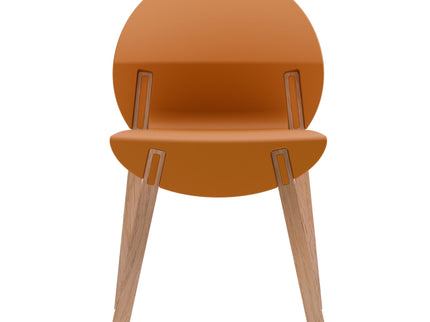 4 Piece Set Of Single Chairs With A Design Combining Modern And Traditional Elements