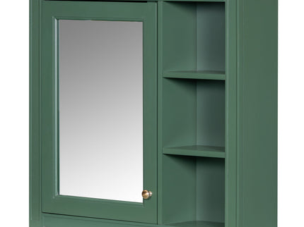 Wall Mounted Medicine Cabinet With Mirror And 3 Open Shelves